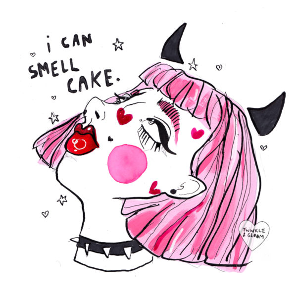 i can smell cake